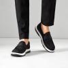imageTUOPIN Mens Slip On ShoesBlack Loafers for MenCanvas Slip On for MenCasual Comfortable Shoes Fashion Light WeightBlack