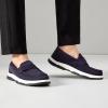 imageTUOPIN Mens Slip On ShoesBlack Loafers for MenCanvas Slip On for MenCasual Comfortable Shoes Fashion Light WeightNavy