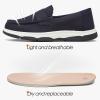 imageTUOPIN Mens Slip On ShoesBlack Loafers for MenCanvas Slip On for MenCasual Comfortable Shoes Fashion Light WeightNavy