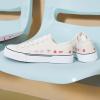 imagehash bubbie White Sneakers for Women Low Top Canvas Shoes Womens Canvas Sneakers Womens Fashion Sneakers Slip on Casual Tennis ShoesBeige Flower