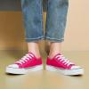 imagehash bubbie White Sneakers for Women Low Top Canvas Shoes Womens Canvas Sneakers Womens Fashion Sneakers Slip on Casual Tennis ShoesRose Red