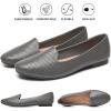 imagehash bubbie Womens Flats Shoes Dress Shoes for Women Business Dressy Casual Shoes Ballet Flats Loafers Comfortable Slip on ShoesDark Grey