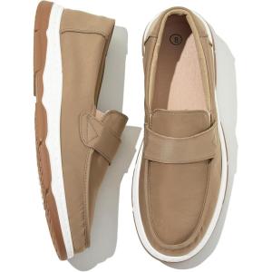 imageTUOPIN Mens Slip On ShoesBlack Loafers for MenCanvas Slip On for MenCasual Comfortable Shoes Fashion Light WeightKhaki