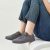 imagehash bubbie Unisex Slip on Sneakers Womens Canvas Sneakers Classic Non Slip Canvas Shoes Casual Tennis Shoes for MenDark Grey