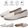 imagehash bubbie Womens Flats Shoes Dress Shoes for Women Business Dressy Casual Shoes Ballet Flats Loafers Comfortable Slip on ShoesLight Grey