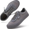 imagehash bubbie Unisex Slip on Sneakers Womens Canvas Sneakers Classic Non Slip Canvas Shoes Casual Tennis Shoes for MenDark Grey