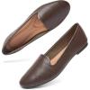 imagehash bubbie Womens Flats Shoes Dress Shoes for Women Business Dressy Casual Shoes Ballet Flats Loafers Comfortable Slip on ShoesTan