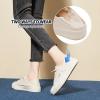 imagehash bubbie Womens Slip on Shoes Canvas Shoes Non Slip Fashion Sneakers for Women Low Top LoafersBeige