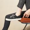 imagehash bubbie Womens Slip on Shoes Canvas Shoes Non Slip Fashion Sneakers for Women Low Top LoafersBlack