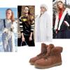 imagehash bubbie Womens Winter Boots Ankle Booties for Women Warm Fuzzy Boots Lace up PU Leather Snow Boots with ZipperBrown