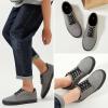 imagehash bubbie Mens Canvas Shoes Classic Mens Canvas Sneakers Low Top Tennis Shoes Lace up Comfortable Skate Casual ShoesGrey