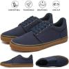 imagehash bubbie Mens Canvas Shoes Classic Mens Canvas Sneakers Low Top Tennis Shoes Lace up Comfortable Skate Casual ShoesNavy
