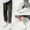 imagehash bubbie Mens Canvas Shoes Classic Mens Canvas Sneakers Low Top Tennis Shoes Lace up Comfortable Skate Casual ShoesWhite