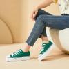 imagehash bubbie Platform Sneakers for Women White Platform Shoes Low Top Tennis Shoes Non Slip Black Fashion Canvas SneakersDark Green