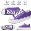 imagehash bubbie Platform Sneakers for Women White Platform Shoes Low Top Tennis Shoes Non Slip Black Fashion Canvas SneakersDark Purple