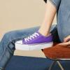 imagehash bubbie Platform Sneakers for Women White Platform Shoes Low Top Tennis Shoes Non Slip Black Fashion Canvas SneakersDark Purple