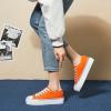 imagehash bubbie Platform Sneakers for Women White Platform Shoes Low Top Tennis Shoes Non Slip Black Fashion Canvas SneakersOrange