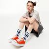 imagehash bubbie Platform Sneakers for Women White Platform Shoes Low Top Tennis Shoes Non Slip Black Fashion Canvas SneakersOrange