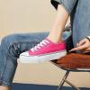 imagehash bubbie Platform Sneakers for Women White Platform Shoes Low Top Tennis Shoes Non Slip Black Fashion Canvas SneakersRose Red