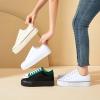 imagehash bubbie Platform Sneakers for Women White Platform Shoes Low Top Tennis Shoes Non Slip Black Fashion Canvas SneakersWhite