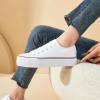 imagehash bubbie Platform Sneakers for Women White Platform Shoes Low Top Tennis Shoes Non Slip Black Fashion Canvas SneakersWhite
