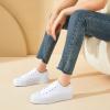 imagehash bubbie Platform Sneakers for Women White Platform Shoes Low Top Tennis Shoes Non Slip Black Fashion Canvas SneakersWhite Mono