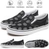 imageWomens Slip on Shoes Canvas Sneakers Loafers Non Slip Shoes Low Top Casual ShoesBlackWhite