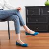 imageHash Bubbie Womens Flats Shoes Ballet Flats Dress Shoes Comfortable PU Leather Slip on Shoes for WomenAzure Blue