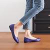 imageHash Bubbie Womens Flats Shoes Ballet Flats Dress Shoes Comfortable PU Leather Slip on Shoes for WomenDark Purple