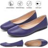 imageHash Bubbie Womens Flats Shoes Ballet Flats Dress Shoes Comfortable PU Leather Slip on Shoes for WomenDark Purple