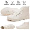 imagehash bubbie Unisex Canvas High top Sneakers Womens Classic Fashion High Tops Canvas Shoes Casual Tennis Shoes for MenBeige