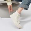 imagehash bubbie Unisex Canvas High top Sneakers Womens Classic Fashion High Tops Canvas Shoes Casual Tennis Shoes for MenBeige