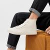 imagehash bubbie Unisex Canvas High top Sneakers Womens Classic Fashion High Tops Canvas Shoes Casual Tennis Shoes for MenBeige