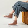 imagehash bubbie Unisex Canvas High top Sneakers Womens Classic Fashion High Tops Canvas Shoes Casual Tennis Shoes for MenBrown