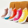imagehash bubbie Unisex Canvas High top Sneakers Womens Classic Fashion High Tops Canvas Shoes Casual Tennis Shoes for MenOrange