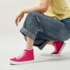 imagehash bubbie Unisex Canvas High top Sneakers Womens Classic Fashion High Tops Canvas Shoes Casual Tennis Shoes for MenPink