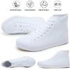 imagehash bubbie Unisex Canvas High top Sneakers Womens Classic Fashion High Tops Canvas Shoes Casual Tennis Shoes for MenWhite
