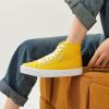 imagehash bubbie Unisex Canvas High top Sneakers Womens Classic Fashion High Tops Canvas Shoes Casual Tennis Shoes for MenYellow