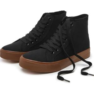 imagehash bubbie Unisex Canvas High top Sneakers Womens Classic Fashion High Tops Canvas Shoes Casual Tennis Shoes for MenBlack Brown