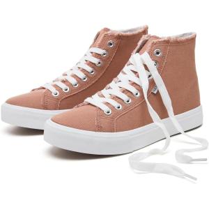 imagehash bubbie Unisex Canvas High top Sneakers Womens Classic Fashion High Tops Canvas Shoes Casual Tennis Shoes for MenBrown