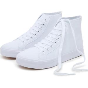 imagehash bubbie Unisex Canvas High top Sneakers Womens Classic Fashion High Tops Canvas Shoes Casual Tennis Shoes for MenWhite