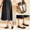 imagehash bubbie Womens Flats Shoes Ballet Flats Womens Knit Mesh Washable Dress Shoes Comfortable Slip on Loafers for Women Breathable Business Casual ShoesBlack