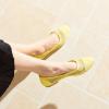 imagehash bubbie Womens Flats Shoes Ballet Flats Womens Knit Mesh Washable Dress Shoes Comfortable Slip on Loafers for Women Breathable Business Casual ShoesYellow