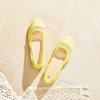 imagehash bubbie Womens Flats Shoes Ballet Flats Womens Knit Mesh Washable Dress Shoes Comfortable Slip on Loafers for Women Breathable Business Casual ShoesYellow