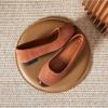 imagehash bubbie Womens Flats Shoes Ballet Flats Womens Round Toe Memory Foam Comfortable Dress Shoes Faux Suede Slip on Loafers for WomenBrown