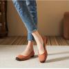 imagehash bubbie Womens Flats Shoes Ballet Flats Womens Round Toe Memory Foam Comfortable Dress Shoes Faux Suede Slip on Loafers for WomenBrown