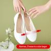 imagehash bubbie Womens Loafers Slip on Shoes Chunky Low Block Heels Closed Toe Pumps Shoes Office Shoes Ladies Elegant Wedding Dress ShoesWhite