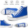 imagehash bubbie Unisex Fashion High top Sneakers Womens Classic High Tops Canvas Shoes Casual Tennis Shoes for MenDark Blue