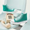 imagehash bubbie Unisex Fashion High top Sneakers Womens Classic High Tops Canvas Shoes Casual Tennis Shoes for MenDark Green