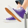 imagehash bubbie Unisex Fashion High top Sneakers Womens Classic High Tops Canvas Shoes Casual Tennis Shoes for MenDark Purple